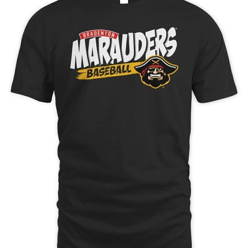 Bradenton Marauders Baseball Team Retro Logo Sports Fan T-Shirt .